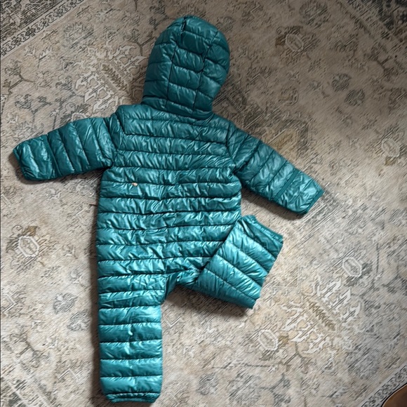 Primary Teal Kids Puffer Jacket - Picture 2 of 5